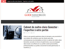 Tablet Screenshot of guide-immobilier.com